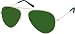 Aviator Style Unisex Designer Sunglasses 1047 Black with Gold Frame
