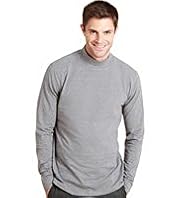 Cotton Rich Polo Neck T-Shirt