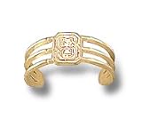 North Carolina State Wolfpack Toe Ring -14K/10K, Stainless Steel or Gold Plated