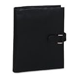 Day-Timer 44315 Organizer starter set leather-like vinyl soft flex binder, 5-1/2x8-1/2, black