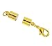 Bluecell Pack of 5 Pcs Gold Color Tone Magnetic Lobster Clasp for Jewelry Necklace Bracelet
