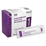 Compound Benzoin Tincture U.S.P. Swabsticks - - Box of 50