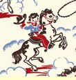 Horseplay Lovie Blanket