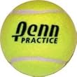Tennis Balls - Can - Penn Practice - Equipment - Set of Four (4)