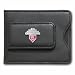 St. Louis Cardinals 2011 World Series Championship Sterling Silver Logo on Black Leather Money Clip / Credit Card Holder