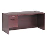 11500 Series Valido Left Pedestal Desk, 66W X 30D X 29-1/2H, Mahogany (HON11584LAFNN)