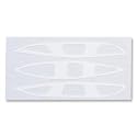 Cascade Pro7 Vent Cover Lacrosse Decal Set (White)