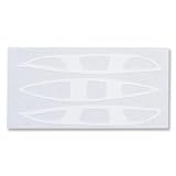 Cascade Pro7 Vent Cover Lacrosse Decal Set (White)