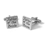 Pewter Father of the Bride Cufflinks