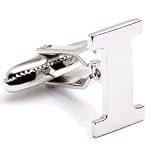 Personalized Silver My Initials Alphabet/Letter Cufflinks Formal Wear- IY