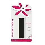 Foot Petals Strappy Strips, Black Iris, 1 pr