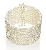 Faux Pearl Cuff Bracelet
