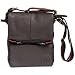 Lomography Side Kick Shoulder Style 2-in-1 Design Camera Bag, Elegant Dark Brown Leather