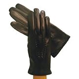 Men's Italian Leather Gloves Lined in Cashmere. By Solo Classe