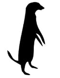 Meerkat Vinyl Car Window Sticker Decal - By SCA ART
