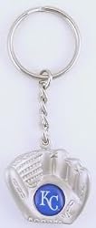 Kansas City Royals Glove Keychain