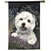 terrier39  - West Highland Terrier Westie Art Flag Banner 26