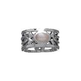 Sterling Silver Celtic Ring W/ Oval Mother of Pearl