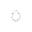 Earrings Hoop 14k White Gold,14k Small