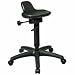Office Star KH206 Saddle Seat Stool with Seat Angle Adjustment and Glides