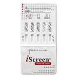 iScreen 8 Panel Urine Drug Test Kit (COC/THC/OPI/AMP/mAMP/PCP/BZO/BAR) (25)