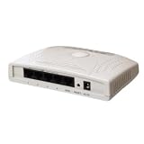 König Breitband-Router, 4-Port, 100MBit/s, weiss