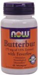 Butterbur with Feverfew by NOW Foods - Herbs (75mg - 60 Vegetarian Capsules)