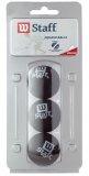 picture of Wilson Staff Squash Balls 3 Pack Squash - Black