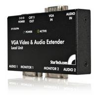 STARTECH ST122UTPAGB VGA Video Extender over Cat 5 with Audio Monitor audio extender external up to 150 m STARTECH ST122UTPAGB VGA Video Extender over Cat 5 with Audio Monitor audio extender external up to 150 m