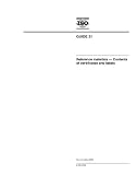 ISO Guide 31:2000, Reference materials -- Contents of certificates and labels
