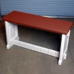 Leisure Accents Patio Bench, 36 in., Redwood