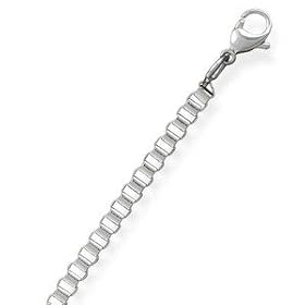 Mens Large Box Chain Necklace 316L Surgical Stainless Steel: Jewelry