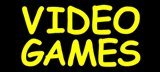 Video Games Simulated Neon Sign 12 x 27