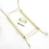 Plate Hanger 5-7 Polished Brass