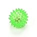 Elife 6pcs Assorted Color Elastic Light-up Spike Ball with LED flash light up for fun/Games