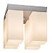 Access Lighting 20735-ORB/ASC Turin - Four Light Flush-Mount, Oil-Rubbed Bronze Finish with Opal Glass