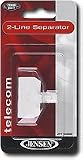 Jensen - 2-Line Separator - White