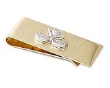 Golf Two Toned Gold Plated Money Clip - B0000E1M7A