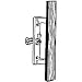 Wright Prod. V1104IS Patio Door Hardware (Inside Only)