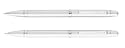 Cross Manhattan Satin Chrome Ballpoint Pen and .07mm Pencil Set, Chrome (AT0291GC-5)