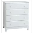 Da Vinci Ryan 4 Drawer Dresser Finish: White Da Vinci Ryan 4 Drawer Dresser Finish: White