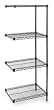 Storelogic 2KPR2 Shelving, Add-On, H 74, W 24, D 18, Black