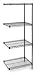 Storelogic 2KPR2 Shelving, Add-On, H 74, W 24, D 18, Black