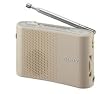 SONY Portable radio ICF-40C creamcolored Radio Radio and clock radio