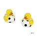 Lot Of 12 Mini Soccer Ball Rubber Ducks - Party Favors