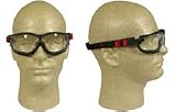 Pyramex V2G Safety Eyewear, Clear Anti-Fog Lens With Black Strap/Temples