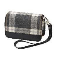 Olympus CASE LEATHER CTTN PLAID GRAY