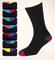 7 Pairs of Freshfeet Cotton Rich Stripe Socks with Silver Technology