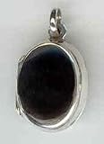 Silverflake -Sterling Silver Lockets- Black Locket