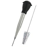from Faringdon Collection Faringdon Stainless Steel Baster Set With Rubber Bulb, 28cm Baster, Injector And Brush Model 17841398